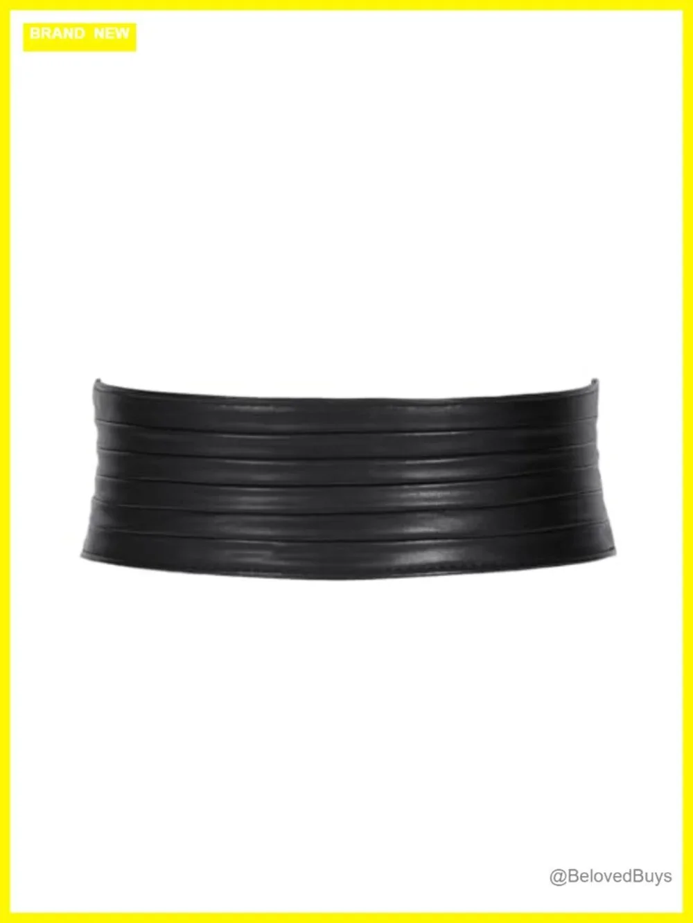 Wide Stretchy Faux Leather Waist Belt Vintage Cinch Dress Belt